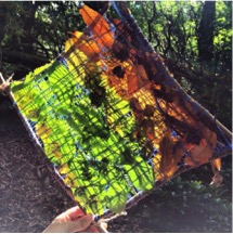 Leaf weaving results | Sparking creativity at kids