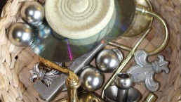 Loose Parts In A Basket For Learning